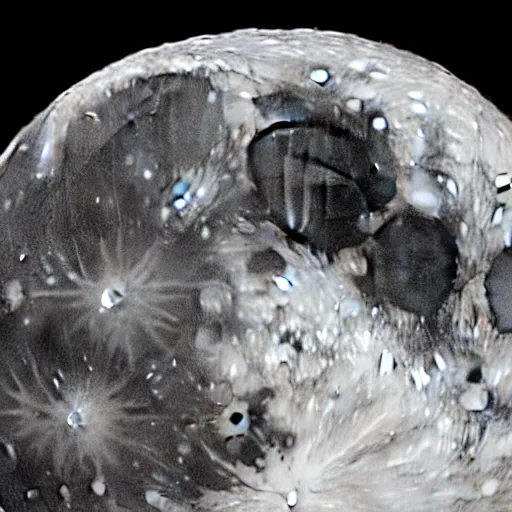 Image similar to the moon! splitting from an explosion!!, explosion test on the moon, bomb test on moon, apocalyse, moon explodes!!!!, photo, exploding moon