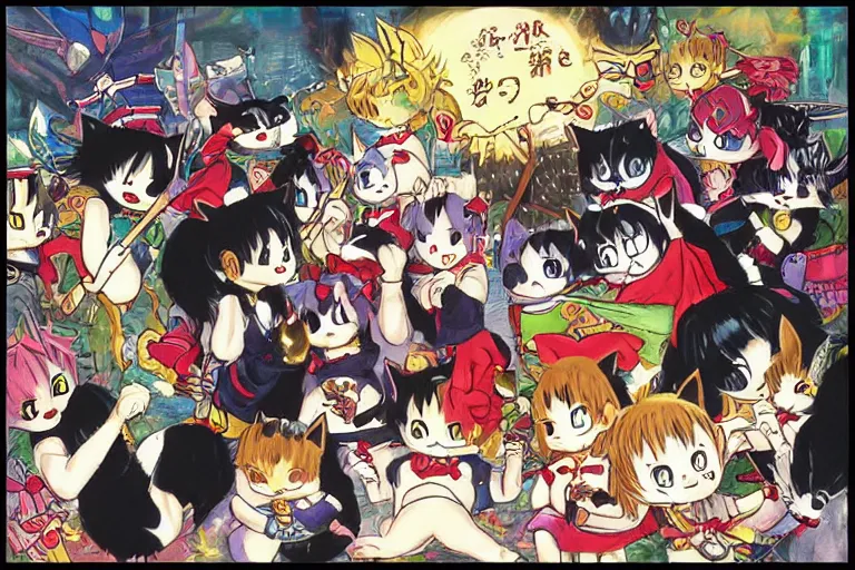 Image similar to cat dungeon by Takahashi, Rumiko