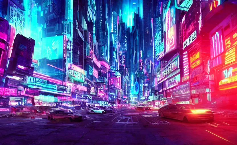 Prompt: cyberpunk city, neon lights, very very very very very very very very very very very beautiful, photoshop
