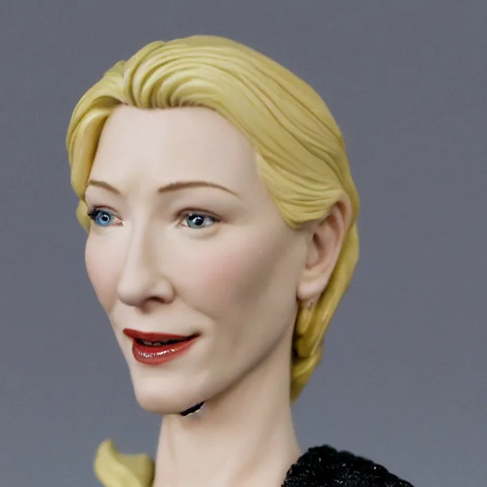 Image similar to cate blanchett, a goodsmile figure of cate blanchett, figurine, detailed product photo