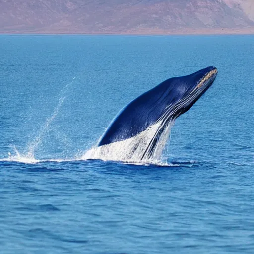 Image similar to a blue whale in a pack high quality