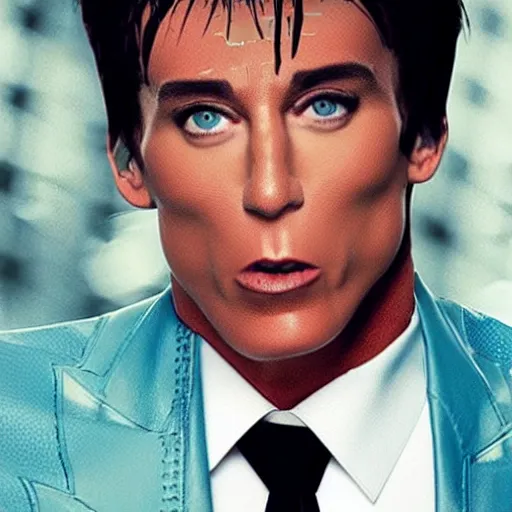 Prompt: jordan belfort dressed as zoolander