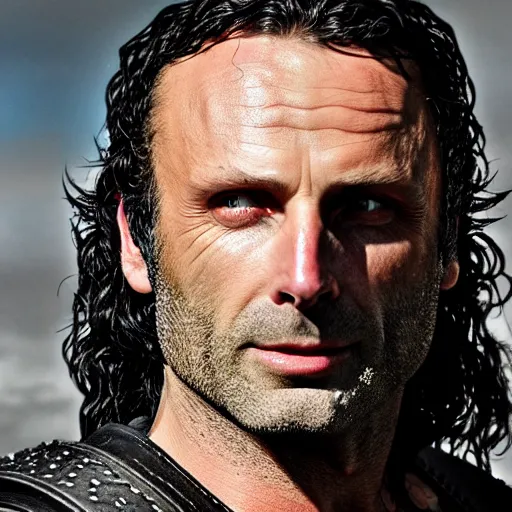 Image similar to andrew lincoln as geralt