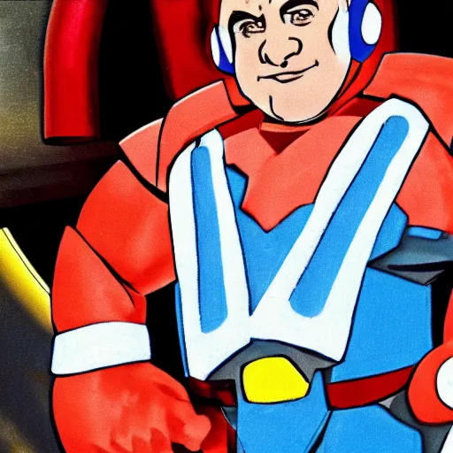 Prompt: dany devito as mega man