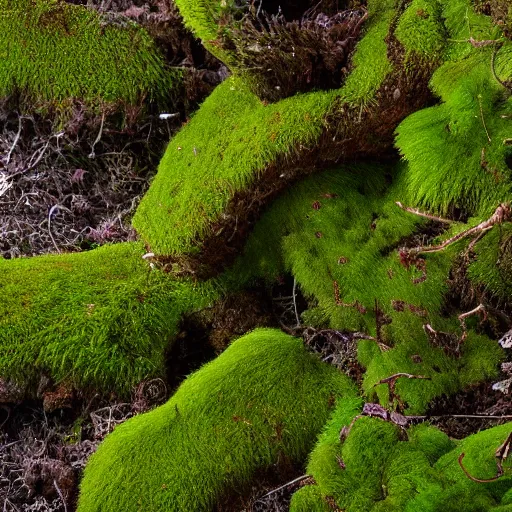 Prompt: japanese moss