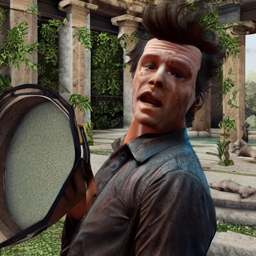 Prompt: hyperrealistic dslr film still of ace ventura pet detective in ancient rome, bees,, stunning 8 k octane comprehensive 3 d render, inspired by istvan sandorfi & greg rutkowski & unreal engine, perfect symmetry, dim volumetric cinematic lighting, extremely hyper - detailed, extremely lifelike attributes & lifelike texture, intricate, masterpiece, artstation, stunning