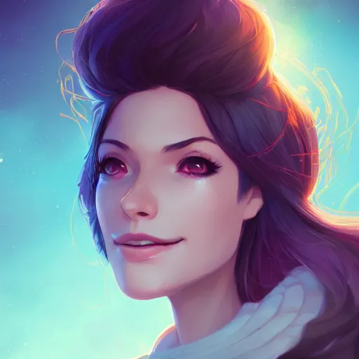 Prompt: a portrait of a beautiful marisa laren, art by lois van baarle and loish and ross tran and rossdraws and sam yang and samdoesarts and artgerm, digital art, highly detailed, intricate, sharp focus, trending on artstation hq, deviantart, unreal engine 5, 4 k uhd image