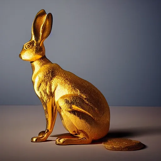 Prompt: the golden hare, by christopher kit williams dramatic lighting, smooth, sharp focus, extremely detailed