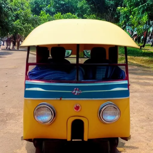 Image similar to an open frame tuk tuk