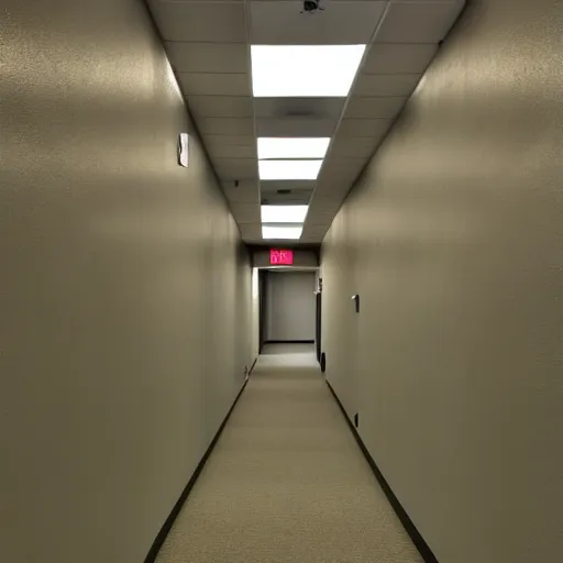 Image similar to an empty office hallway, craigslist photo