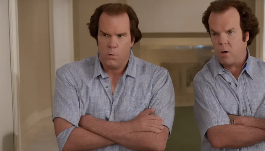 Image similar to high resolution video stills from the sequel to step brothers, photorealism,