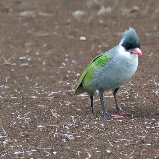 Prompt: confused bird