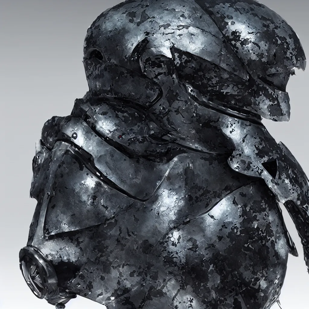 Image similar to grimdark tsutomu nihei helmet, unreal engine, 8 k, ultra realistic, ultra detail