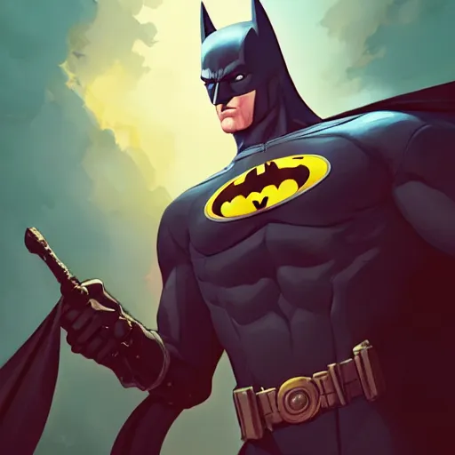 Image similar to hero world batman, behance hd by jesper ejsing, by rhads, makoto shinkai and lois van baarle, ilya kuvshinov, rossdraws global illumination