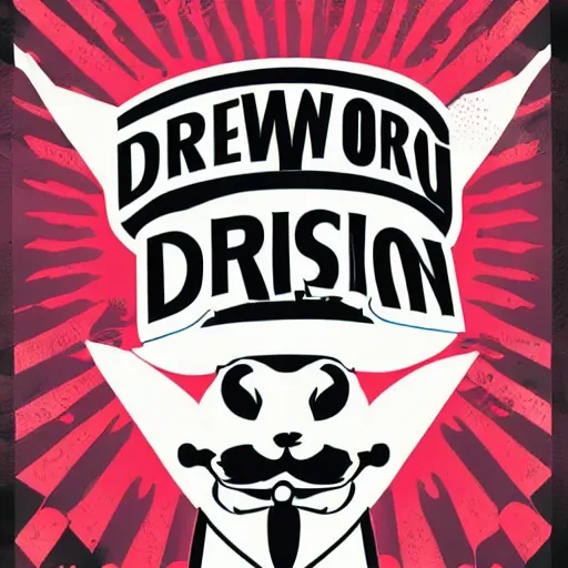 Prompt: drew houston, dropbox ceo, poster by shepard fairey