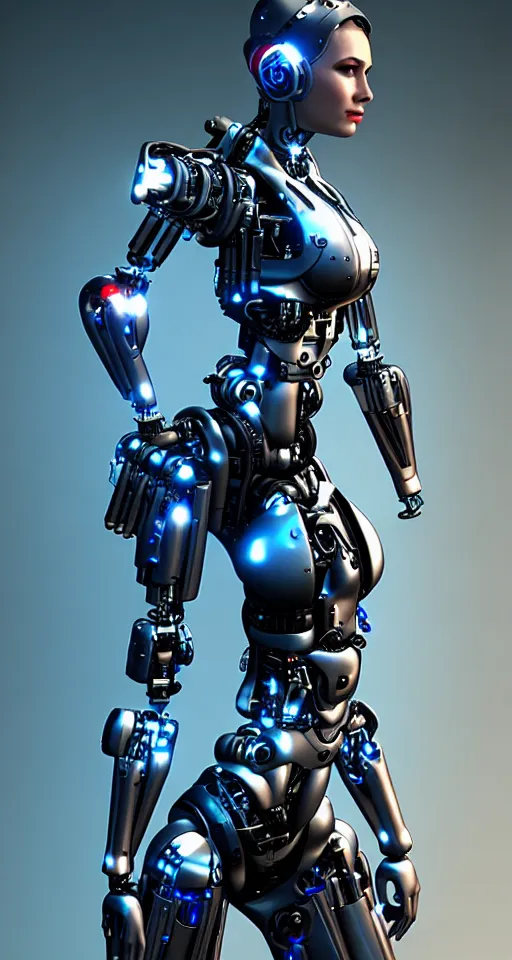 Image similar to beutiful girl cyborg, trending artstaition, unreal engine