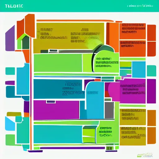 Image similar to colorful infographic sectional diagram of an organic building