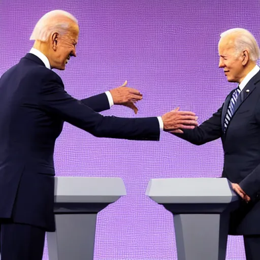 Image similar to joe biden slaps president biden