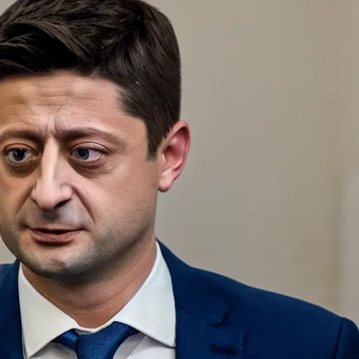 Image similar to zelensky is vomiting