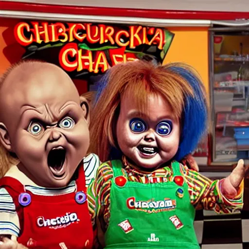 Prompt: the part of chucky's cheese you wished you never saw