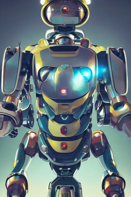 Image similar to metabots medabots medarotto medarot robot minimalist comics helmet mask neon cybereye, behance hd by jesper ejsing, by rhads, makoto shinkai and lois van baarle, ilya kuvshinov, rossdraws global illumination ray tracing hdr radiating a glowing aura