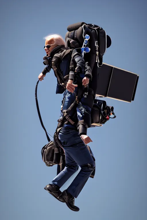 Prompt: joe biden flying with jet pack, uhd, photorealistic, cinematic, smooth, 4 k, aesthetic lighting, baroque object, without duplication, sharp focus, hyperdetailed, face details, tumblr trending, with small object details, winning pullitzer award photo by : canon eos 5 d mark iv, by karah mew and adnan abidi and jodie bateman