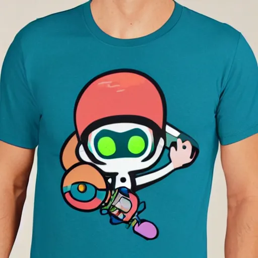 Image similar to cool shirt from toni kensa in splatoon