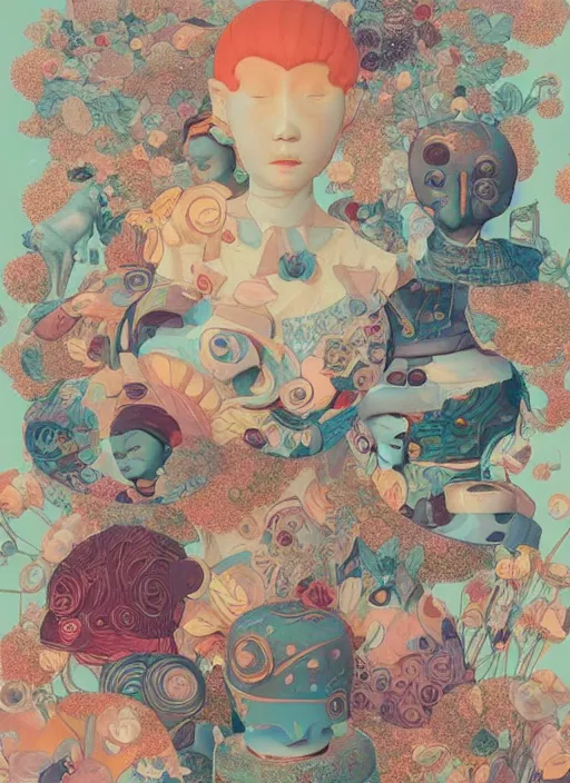 Image similar to a surreal contemporary ceramic sculpture by victo ngai and hikari shimoda