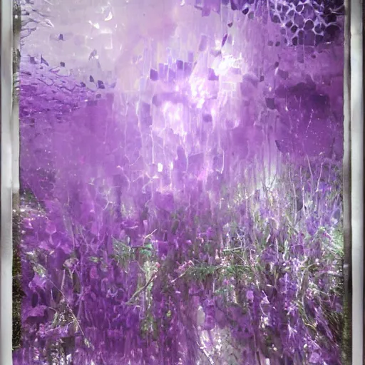 Image similar to crystethereal lavender atrium manipulation layeredinfusion lilac silver silver fuji pastel lilac sparkle fuji surreal creations serene lilac sparkle grey lilac weeping abstract collage