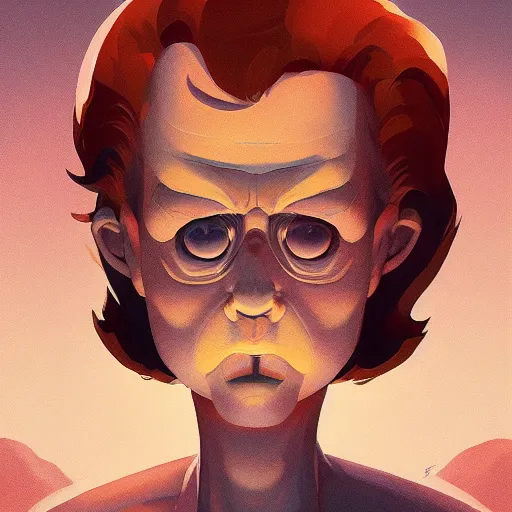 Image similar to face icon stylized minimalist the thing from another world 1 9 5 1, loftis, cory behance hd by jesper ejsing, by rhads, makoto shinkai and lois van baarle, ilya kuvshinov, rossdraws global illumination