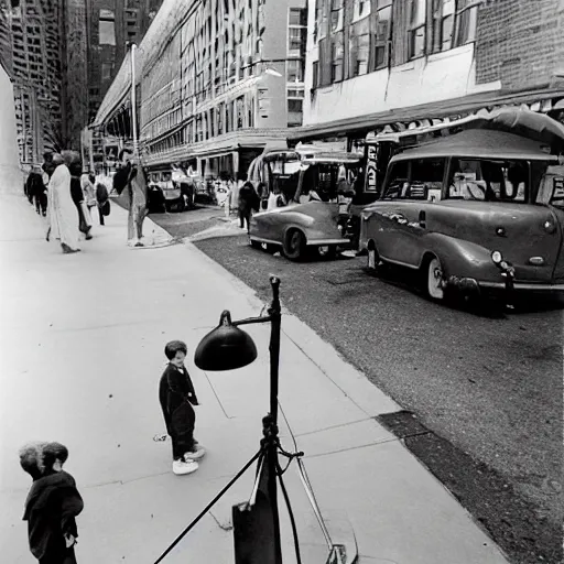 Prompt: a real photo example of vivian maier's work, ultra detailed