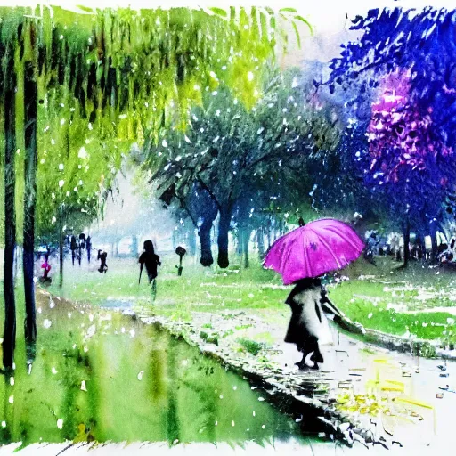 Natural Scenery Drawing of a Rainy Season | Natural scenery, Scenery,  Drawings-saigonsouth.com.vn