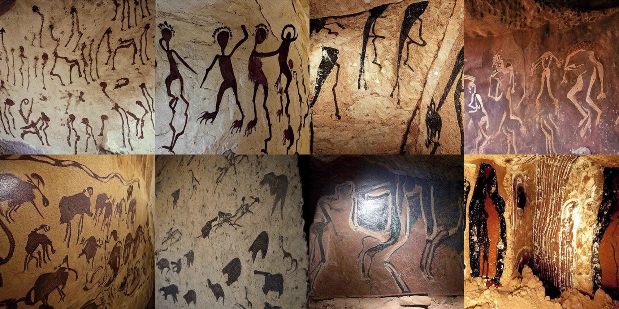Prompt: cave-painting!!!!!!!!!!!!!!!!!!!!! cave-painting!!!!!!!!!!!!!!!!!!!!! of ((((((((((((((((Aliens))))))))))))))))