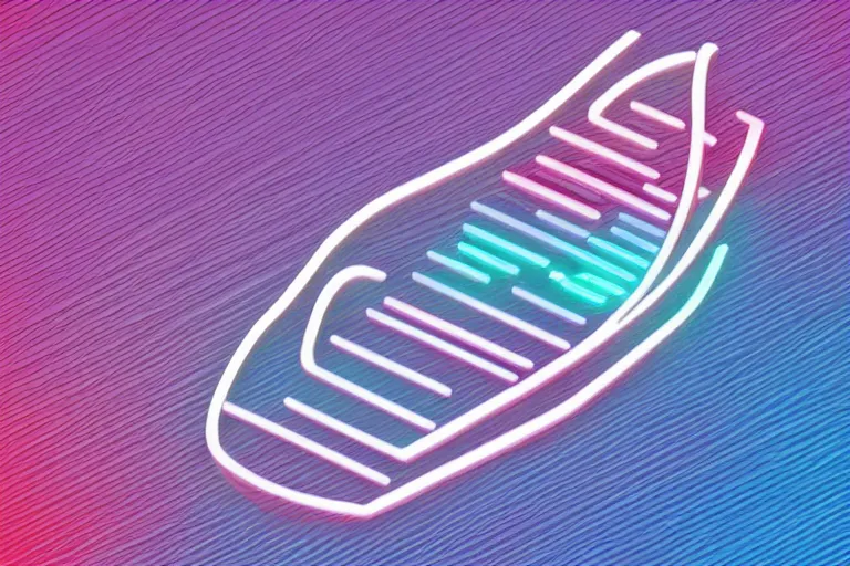 Prompt: Intimaa: text logo, community, synth-wave