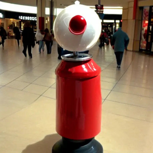 Image similar to Tom Servo at the mall