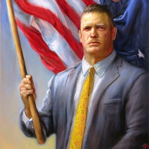 Prompt: art by jon mcnaughton