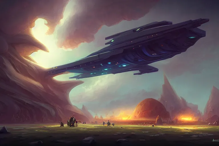 Image similar to Gigantic Starship by Andreas Rocha