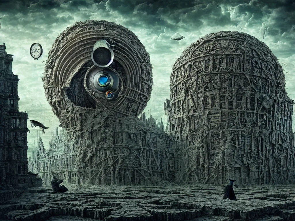 Image similar to highly detailed photo of history can't be erased, trending on deviantart, neo surrealism, sharp focus, 4 k, a lot of little details, octane, masterpiece, art by max ernst