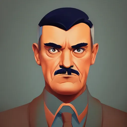 Image similar to face icon of mike patton mixed with hitler, stylized minimalist george lucas, loftis, cory behance hd by jesper ejsing, by rhads, makoto shinkai and lois van baarle, ilya kuvshinov, rossdraws global illumination