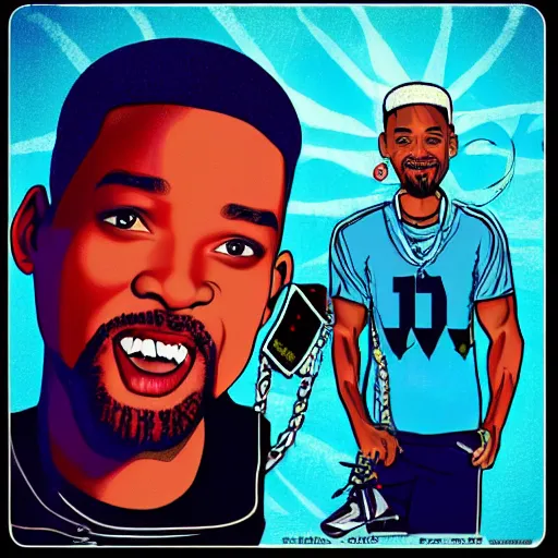 Image similar to will smith in friday night funkin, by kawaiisprite