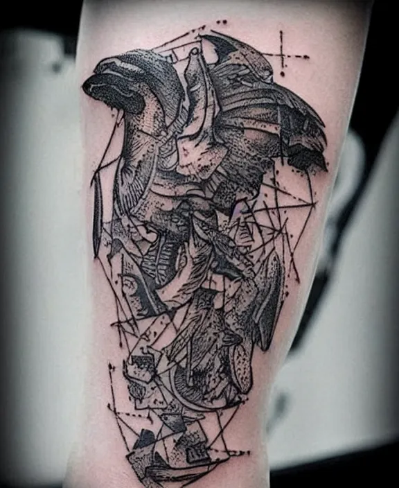 Image similar to amazing detailed tattoo stencil of denmark