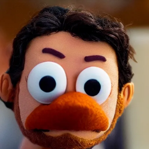 Image similar to henry cavill as a muppet, photograph