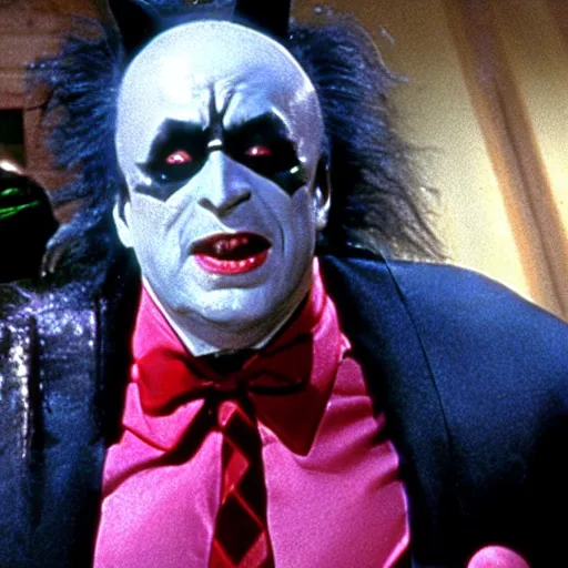 Image similar to film still of beetlejuice as batman 1 9 8 9