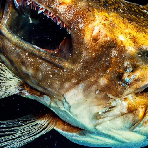 Image similar to incredibly detailed atlantic cod, hyper realistic, underwater, beautiful, dynamic camera angle, canon 5 d, 4 k,