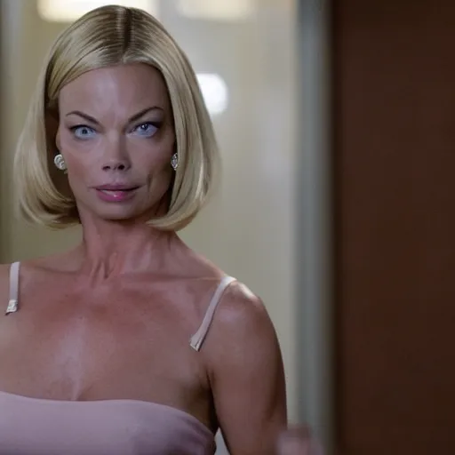 Prompt: Jaime Pressly as Naomi Lapaglia in The Wolf of Wall street by Martin Scorsese