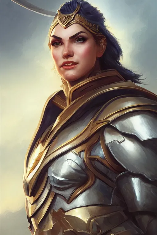 Image similar to amazon valkyrie athena, d & d, fantasy, portrait, highly detailed, headshot, digital painting, trending on artstation, concept art, sharp focus, illustration, art by artgerm and greg rutkowski and magali villeneuve