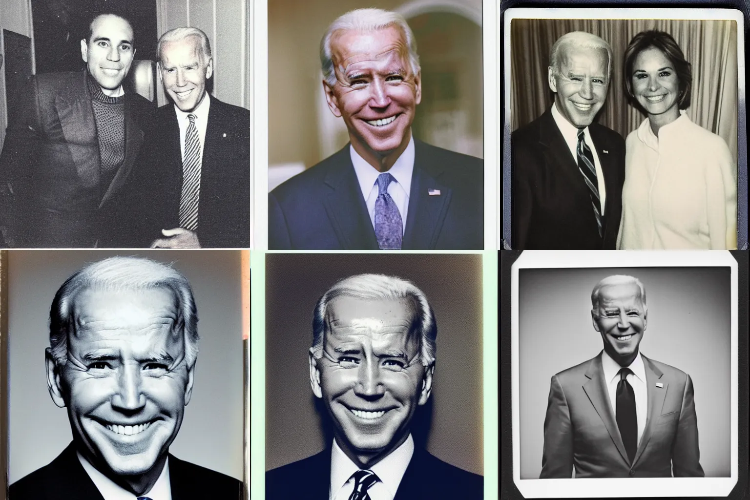 Prompt: Polaroid photo of Joe Biden