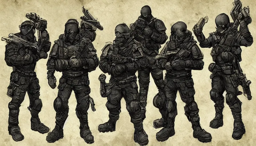 Image similar to “minions part of blackwater mercenary group”