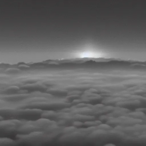 Prompt: photo of a city in the clouds on venus