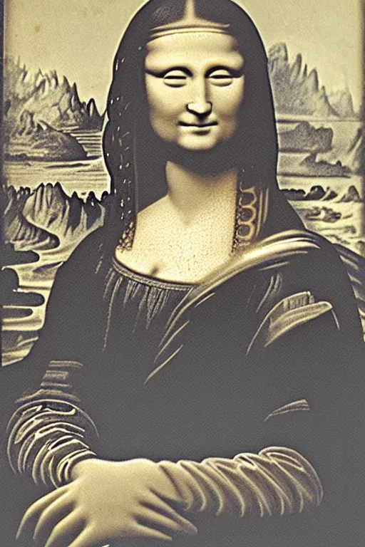 Image similar to marble sculpture mona lisa